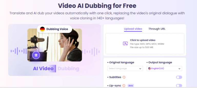 Videos AI Text-to-Video and Dubbing AI Tools